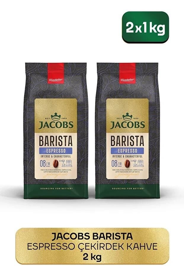 Barista Editions Çekirdek Kahve %100 Arabica Espresso 1 Kg x 2 Paket