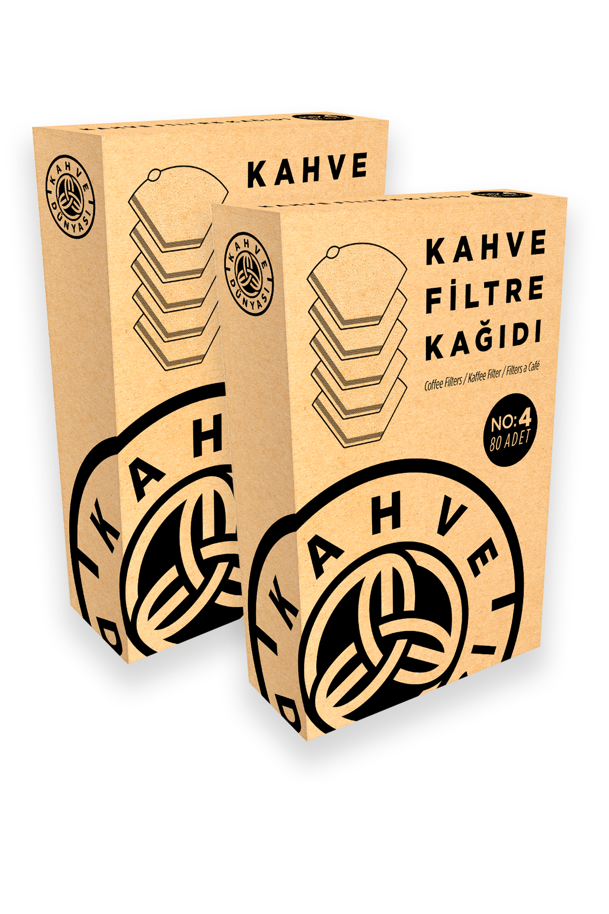 2'li Filtre Kahve Kağıdı (80x2)