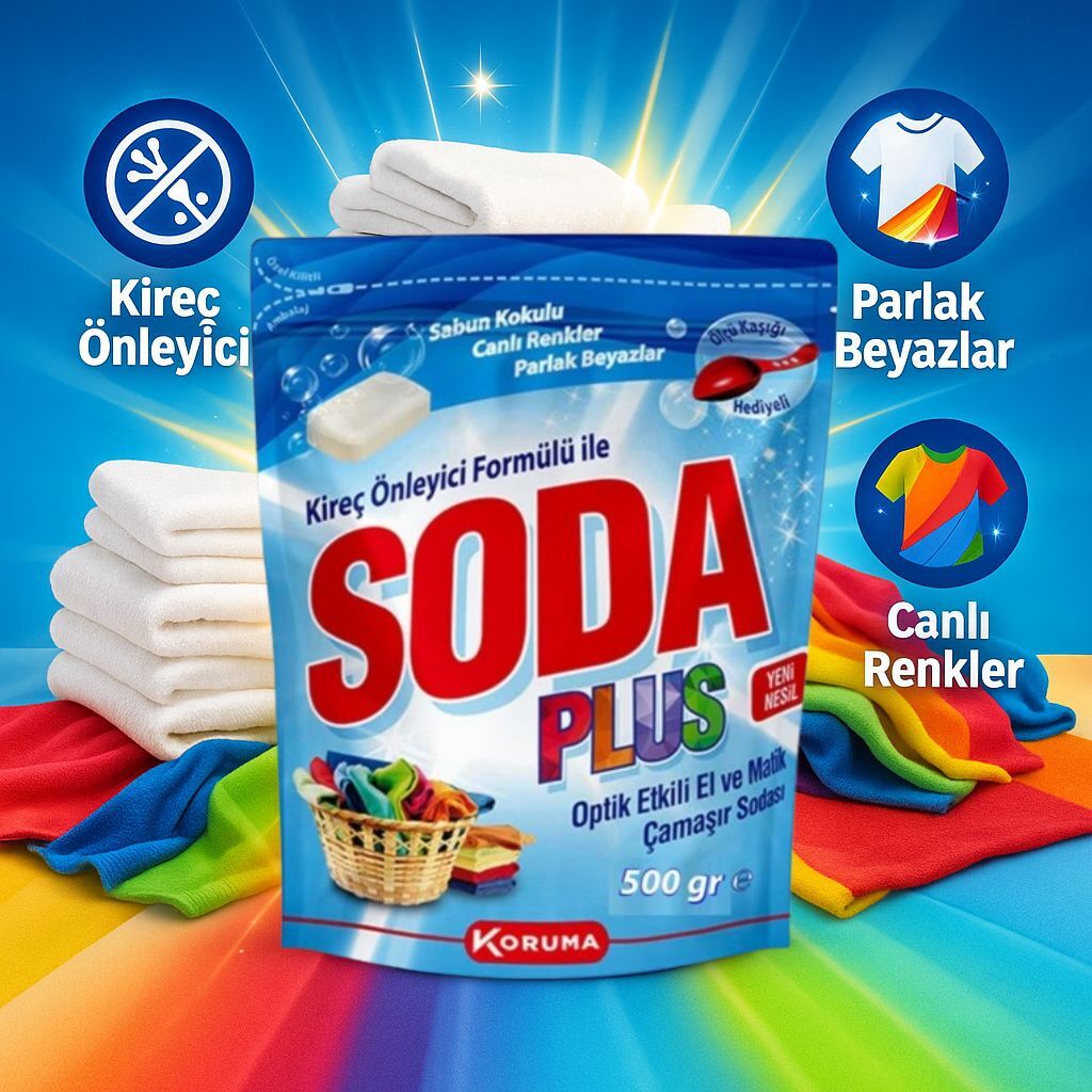 Soda Plus: Çamaşır Temizliğinde Akıllı Destek