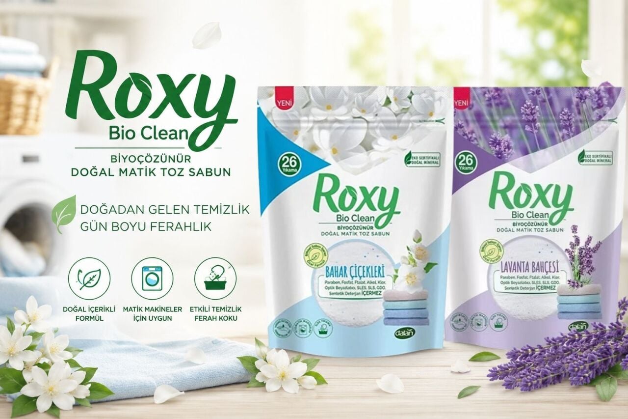 Roxy Doğal Matik Toz Sabun