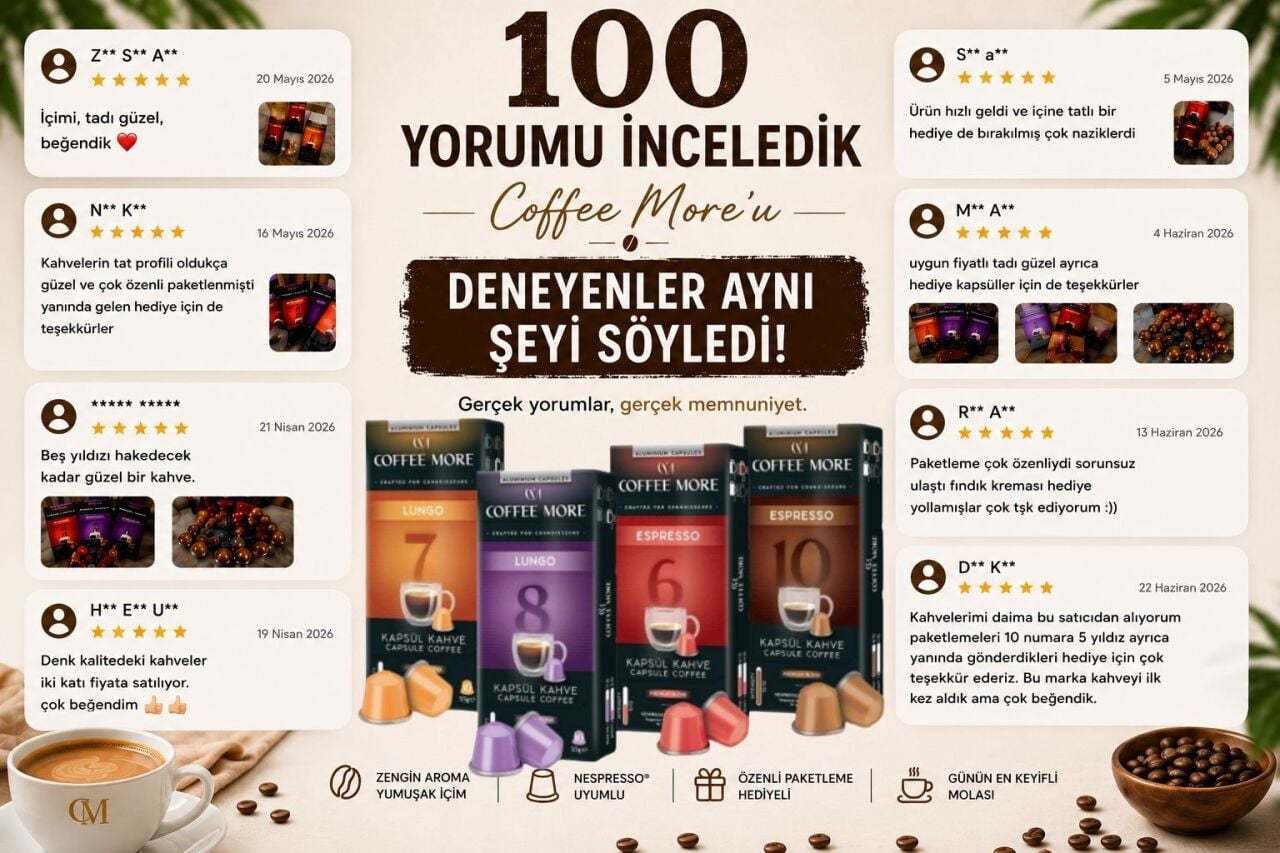 100 Yorumu İnceledik, Coffee More’u Deneyenler Aynı Şeyi Söyledi...