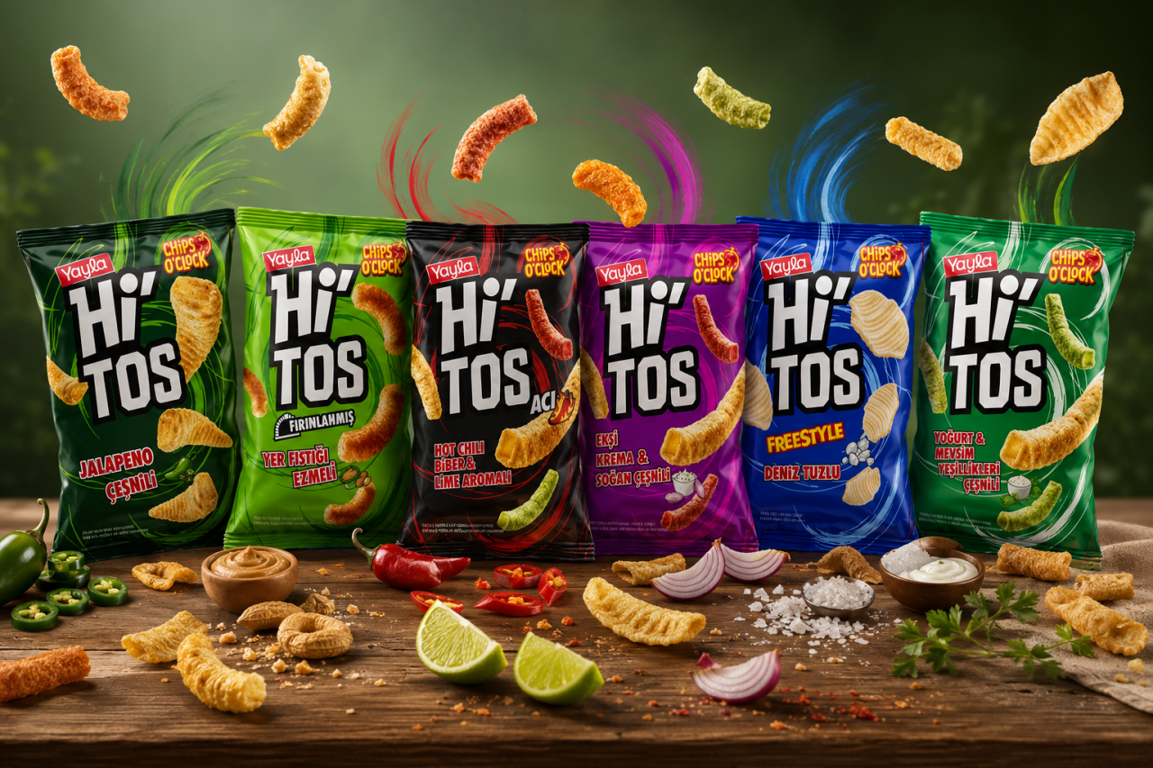 Hi'Tos Cips Çeşitleri ile Farklı Aromalar