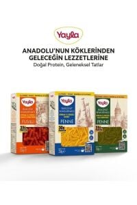 Yayla Kırmızı Mercimek Fusulli + Yeşil Mercimek Penne + Nohut Penne 250 gr