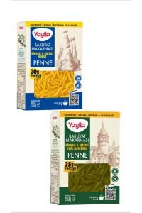 Yayla Yeşil Mercimek Penne + Nohut Penne 250 gr