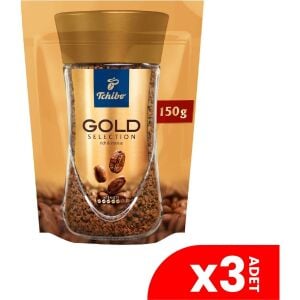 Tchibo Gold Selection Çözünebilir Kahve Ekonomik Paket 150 gr 3'lü