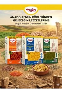 Yayla Kırmızı Mercimek Fusulli + Nohut Penne 250 gr