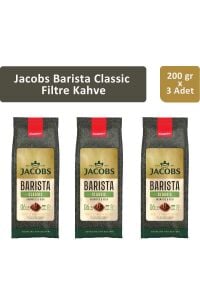 Jacobs Barista Classic Filtre Kahve 200 gr x 3 Adet