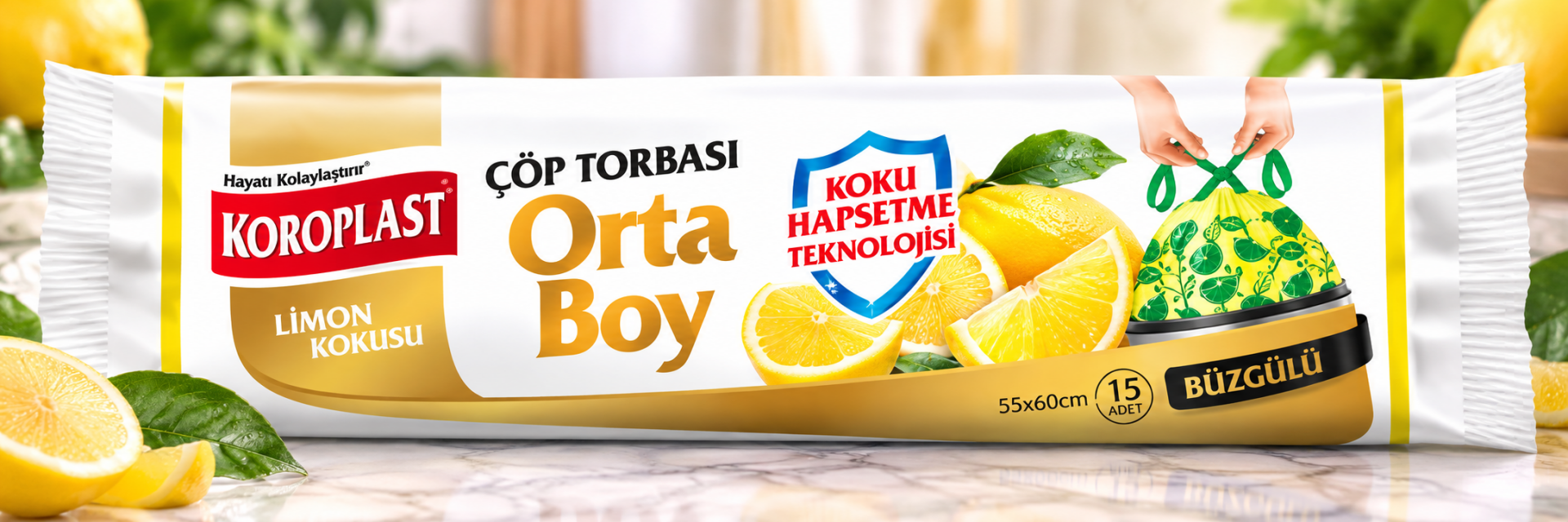 Krp.Ekstra Güçlü Koku Haps.Limon Büzgülü Orta