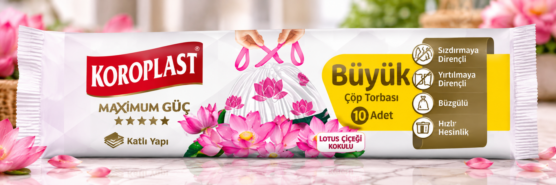 Krp.Ekstra Güçlü Koku Haps.Lotus Büzgülü Büyük
