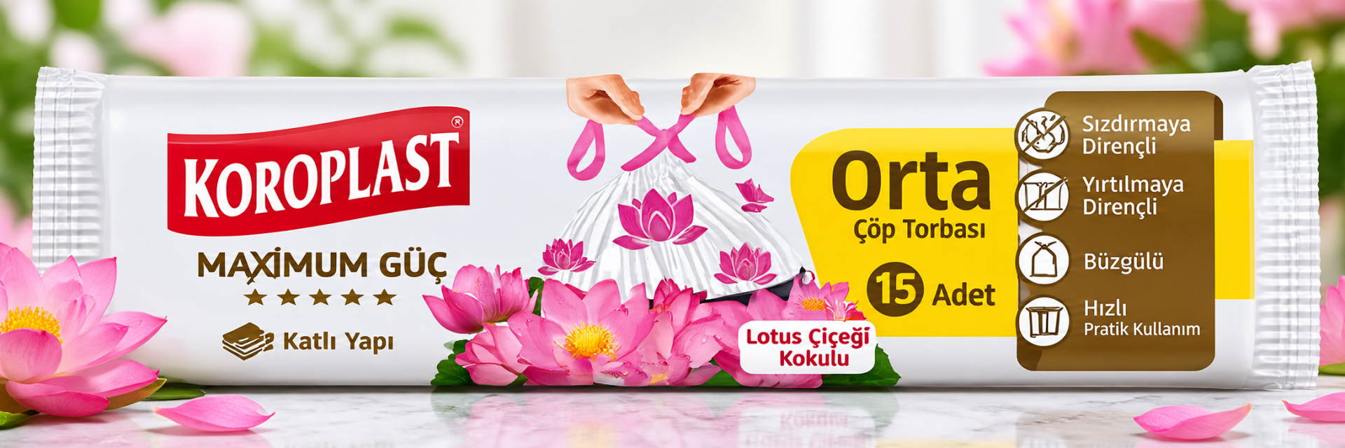 Krp.Ekstra Güçlü Koku Haps.Lotus Büzgülü Orta