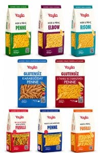 Yayla Glutensiz Karışık Makarna Seti 8’li 400 gr | Penne Elbow Risoni Fusilli Avantaj