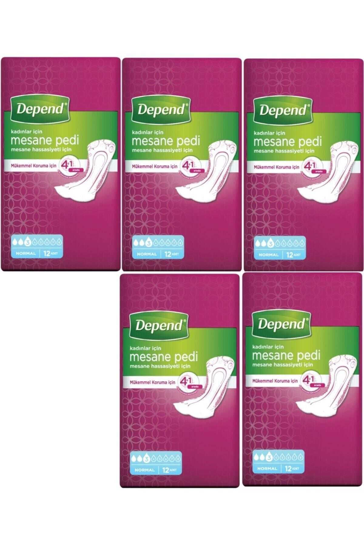 MESANE PEDİ KADIN NORMAL 12 Lİ 5 PAKET