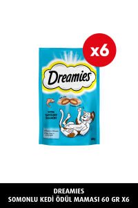 Whiskas Somonlu Kedi Maması 60 gr x 6 Adet