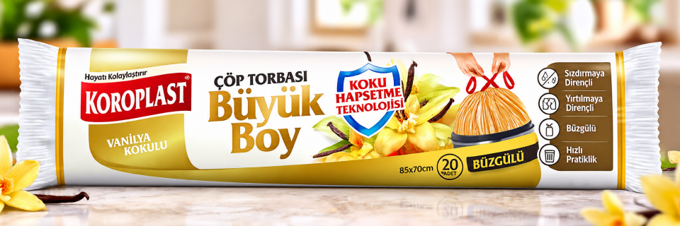 Krp.Ekstra Güçlü Koku Haps.Vanilya Büzgülü Büyük