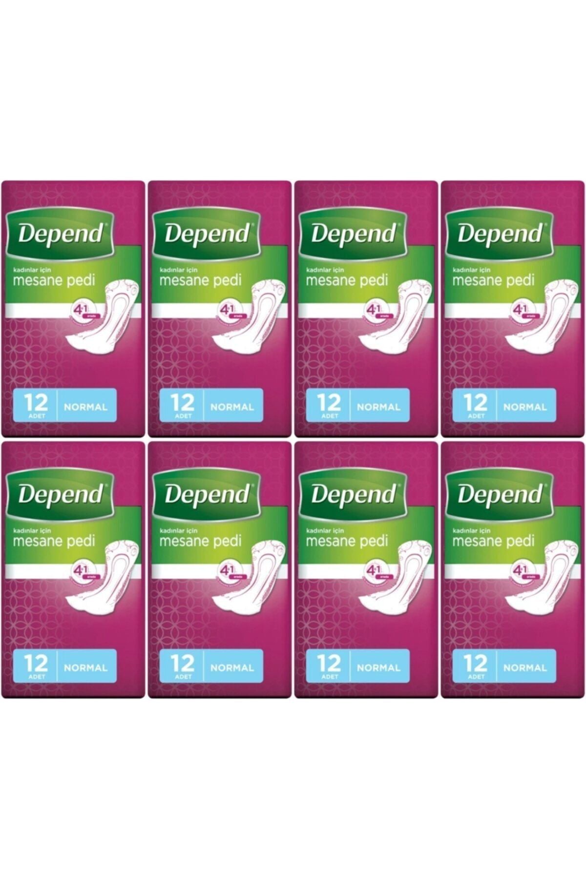 MESANE PEDİ KADIN NORMAL 12 Lİ 8 PAKET