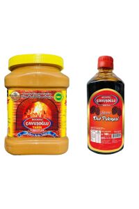 Odun Ateşinde Kepeksiz Bozkır Tahini 930g + Dut Pekmezi 1000g