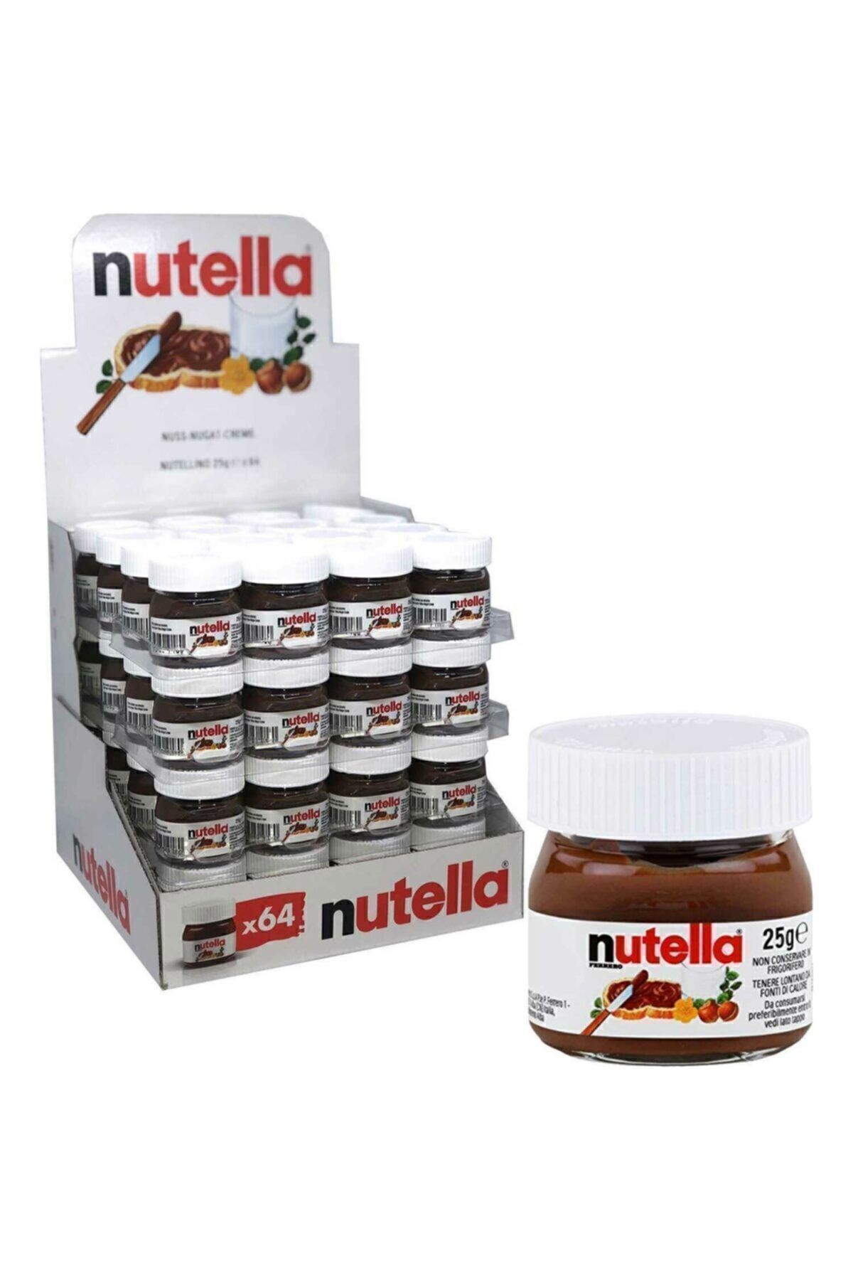 Nutella Kakaolu Fındık Kreması 25 gr x 3 Adet