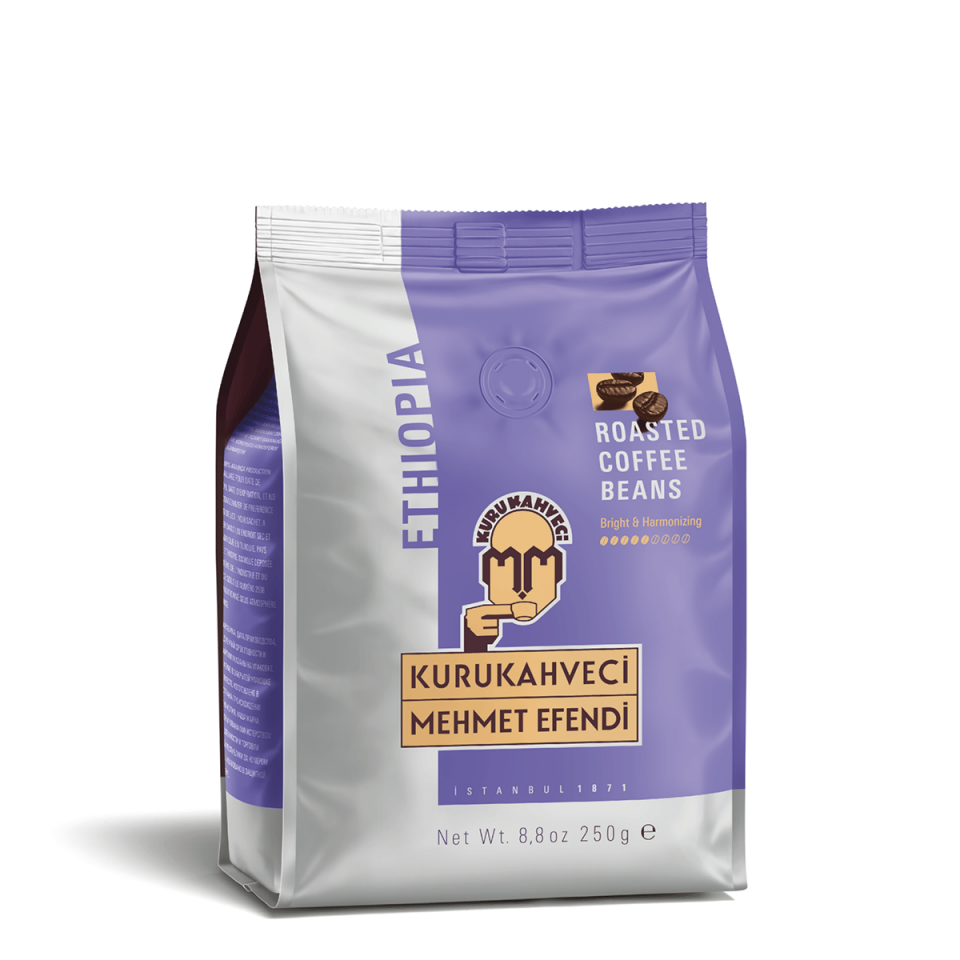 Mehmet Efendi Çekirdek Kahve Tanışma Paketi ( Colombian-Espresso-Ethiopian ) 250 GR x 3 Adet