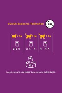 Whiskas Sığırlı Kedi Maması 85 gr x 24 Adet