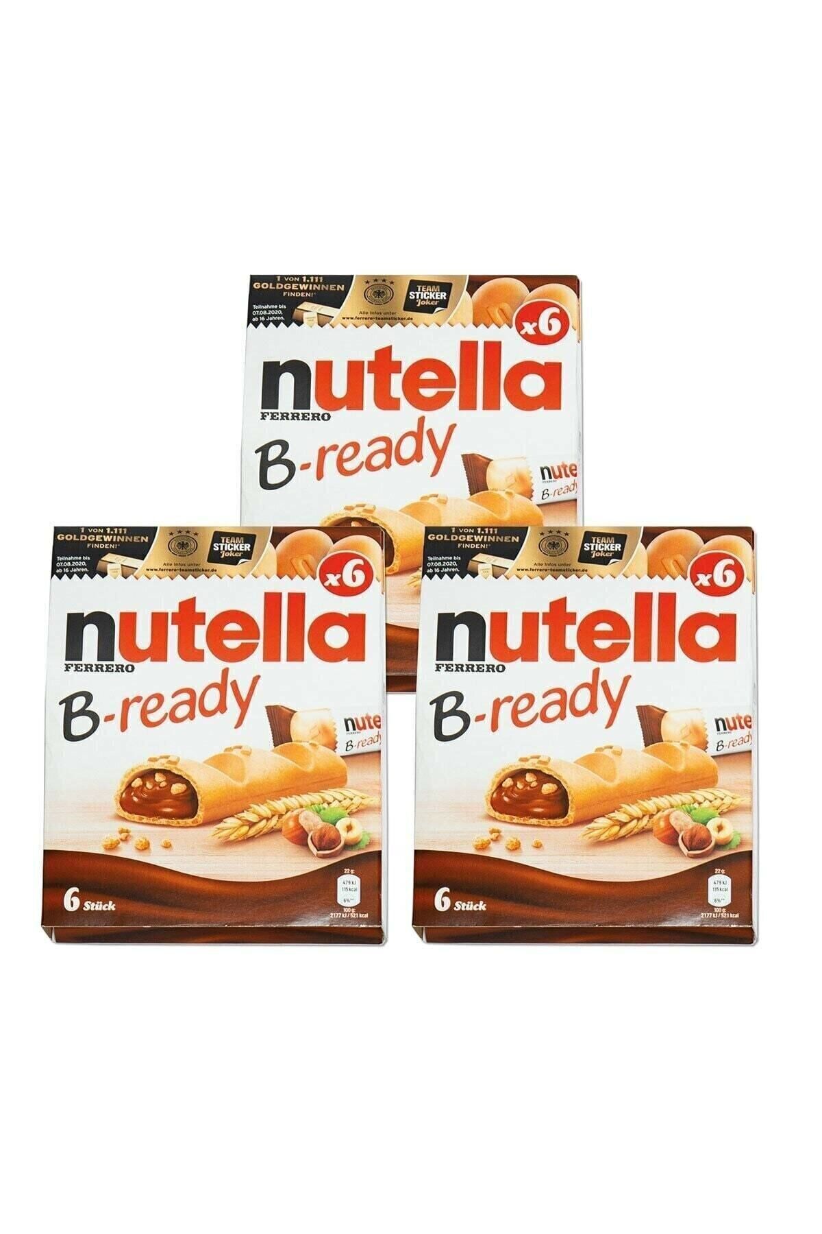 Nutella B-ready 132 gr x 3 Adet