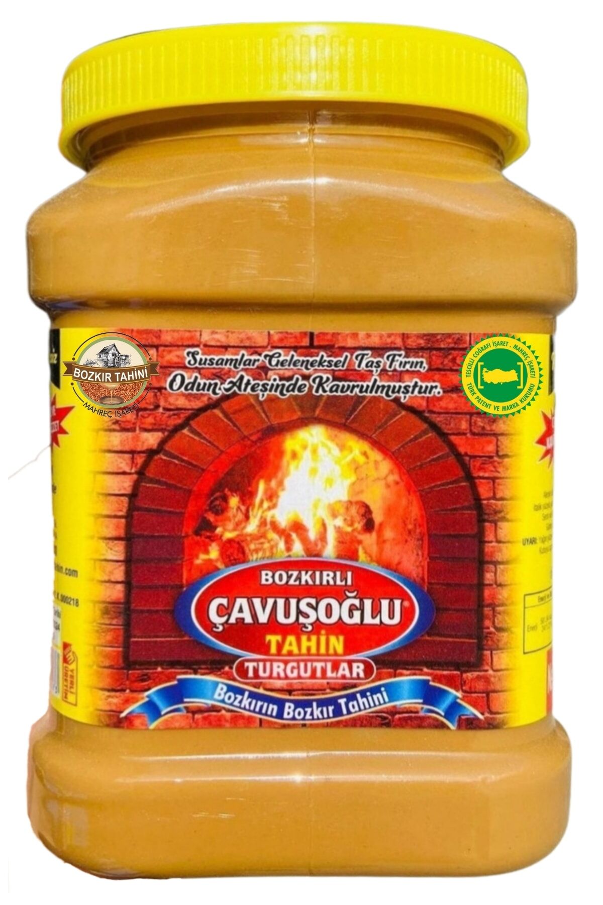Odun Ateşinde Karafırın Tahin Kepeksiz Bozkır Tahini 930 gr