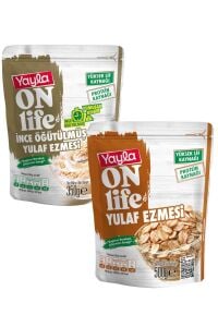 Yayla • Yulaf Ezmesi İnce Öğütülmüş 350 gr + Yulaf Ezmesi 500 gr