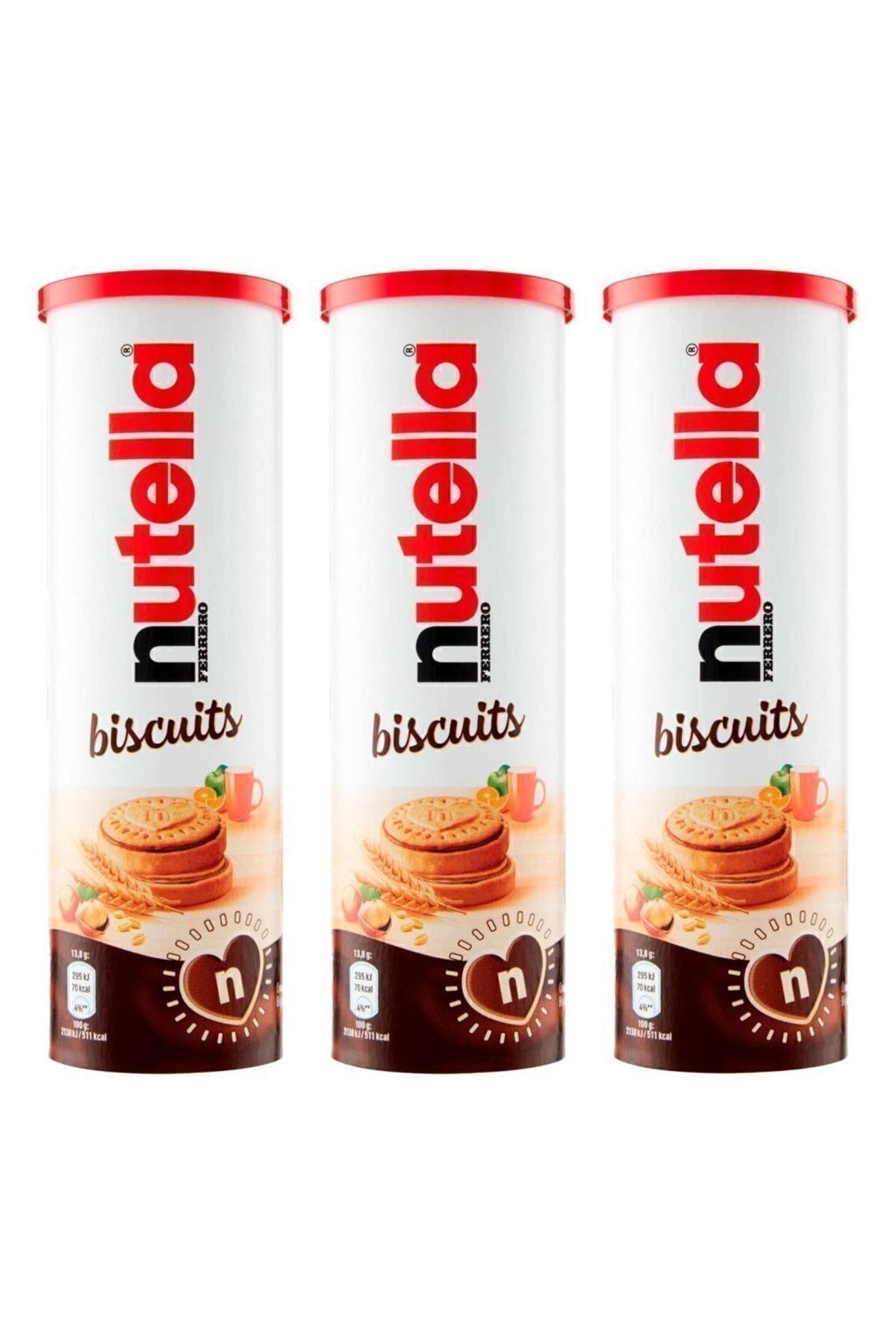 Nutella Biscuits 166 gr X 3 Adet