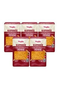 Yayla Glutensiz 3 Tahıllı ve 2 Bakliyatlı Penne Makarna 400 g x5