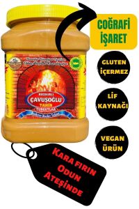 Odun Ateşinde Bozkır Tahini Kepeksiz Karafırın Tahini 930g 2'li Paket