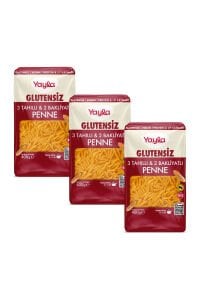 Yayla Glutensiz 3 Tahıllı ve 2 Bakliyatlı Penne Makarna 400 g x3