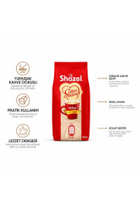 Shazel Kahve Kreması | 1000 gr | Flat Bottom | 3 Adet