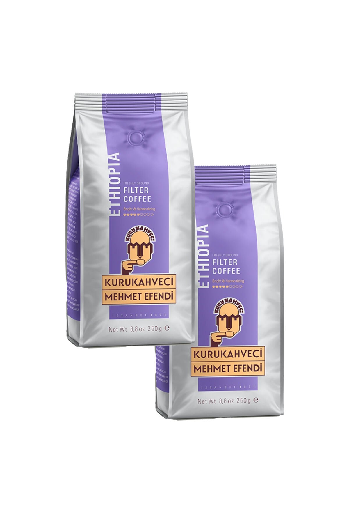 Mehmet Efendi Kurukahveci Mehmet Efendi Ethiopian Filtre Kahve 250 gr X2