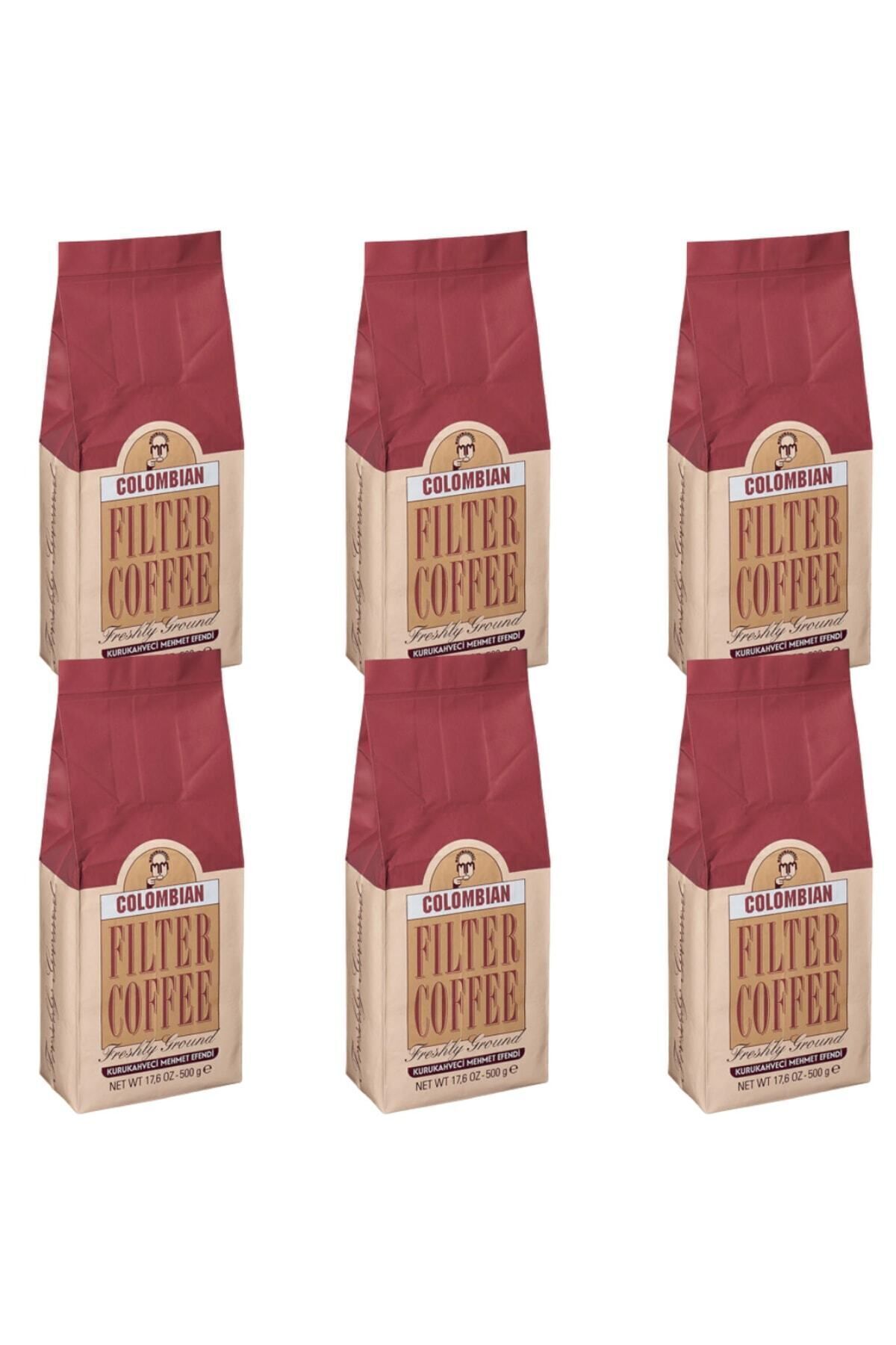 Colombian Filtre Kahve 500gr - Folyo Ambalaj - 6 Adet