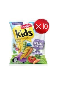 Yayla Kids Peynir Çeşnili Sebzeli Baklagil Cipsi 30 g x10
