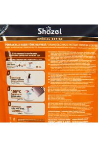 Shazel Portakallı Hazır Türk Kahvesi 100 gr x 2 Adet