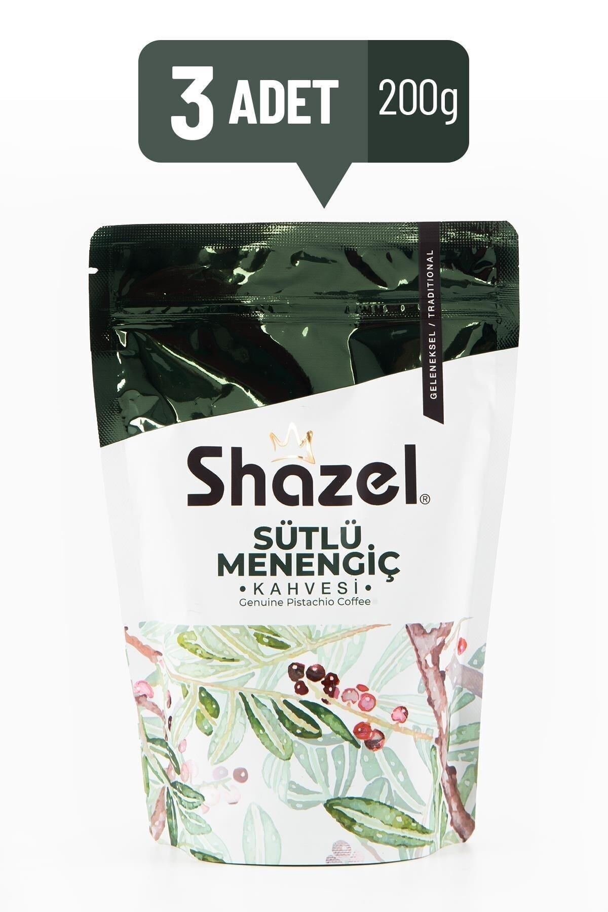 Shazel Sütlü Menengiç Kahvesi 200 gr x 3 Adet