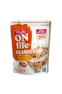 Yayla Onlife Kuru Yemişli Kuru Üzümlü ve Turna Yemişli Granola 200 g x5