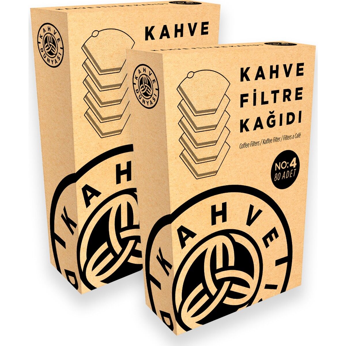 Kahve Dünyası Kahve Filtre Kağıdı 80 Adet x 2 Adet