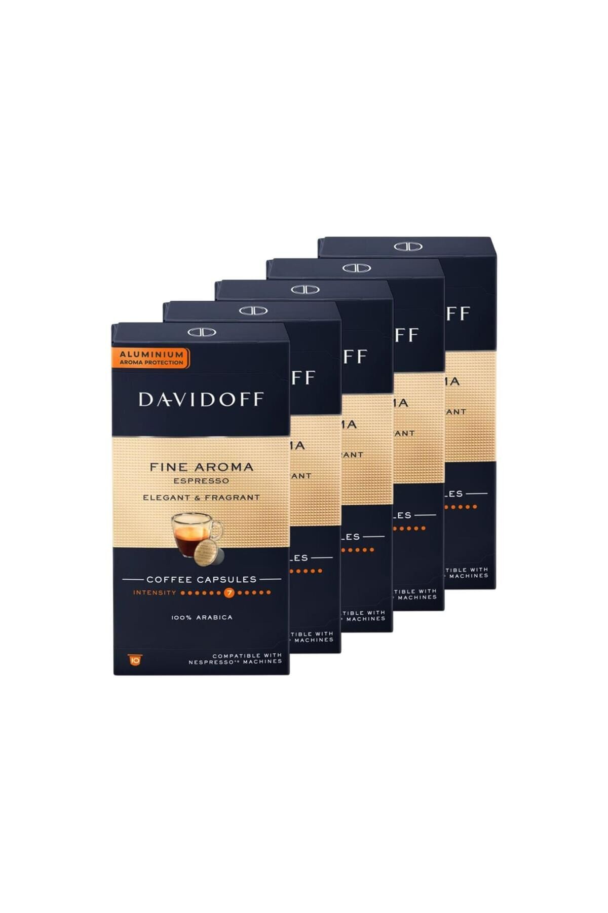 Fine Aroma Espresso 5x10 Kapsül Kahve – Nespresso Uyumlu