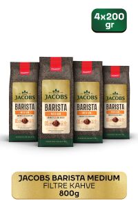 Jacobs Barista Medium Filtre Kahve 200 gr x 4 Adet