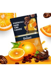 Shazel Portakallı Hazır Türk Kahvesi 100 gr x 6 Adet
