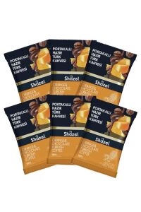 Shazel Portakallı Hazır Türk Kahvesi 100 gr x 6 Adet
