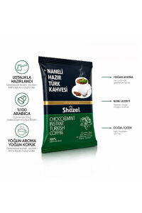 Shazel Hazır Türk Kahvesi | Naneli | 100 gr | 10 Paket