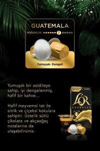 L'OR Espresso Origin Guatemala 7 Kapsül Kahve 10 Adet
