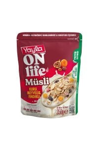 Yayla Onlife Kuru Meyveli Fındıklı Müsli 350 g x12