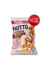 Yayla Notto Kajun Baharat Çeşnili Nohut Cipsi 55 g x12