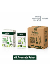 Shazel Yeşil Kahve | Slim&Fit | 3 gr | 8 Adet