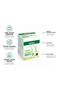 Shazel Yeşil Kahve | Slim&Fit | 3 gr | 8 Adet