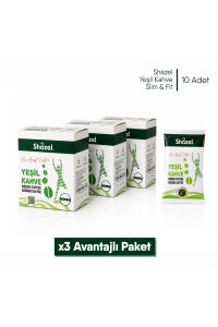Shazel Yeşil Kahve | Slim&Fit | 3 gr | 3 Adet