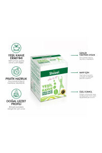 Shazel Yeşil Kahve | Slim&Fit | 3 gr | 3 Adet